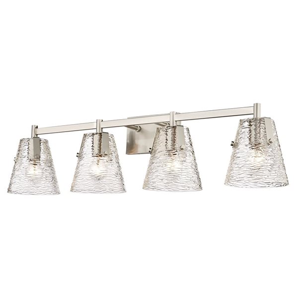 Z-Lite Analia Brushed Nickel 4-Light Vanity Light