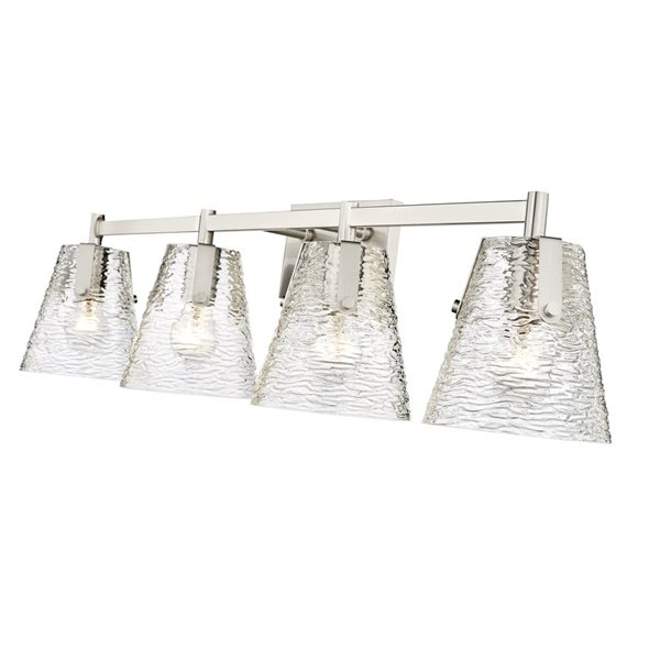 Z-Lite Analia Brushed Nickel 4-Light Vanity Light