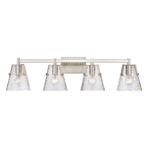 Z-Lite Analia Brushed Nickel 4-Light Vanity Light