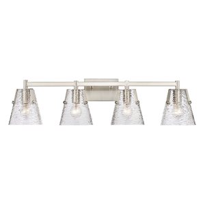 Z-Lite Analia Brushed Nickel 4-Light Vanity Light