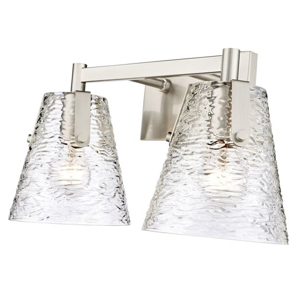 Z-Lite Analia Brushed Nickel 2-Light Vanity Light