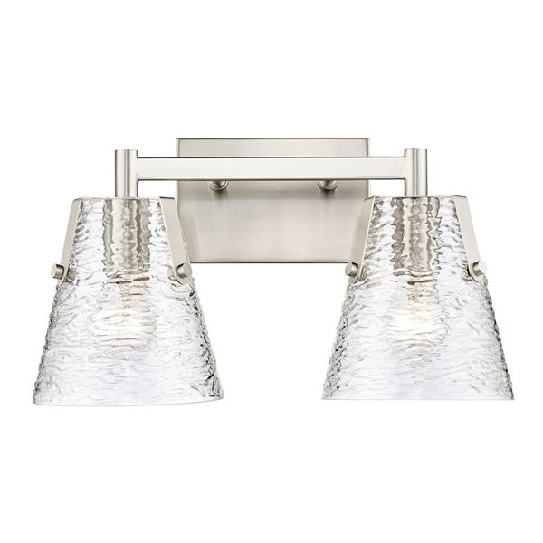 Z-Lite Analia Brushed Nickel 2-Light Vanity Light