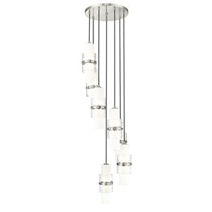 Z-Lite Cayden Brushed Nickel 7-Light Tiered Chandelier