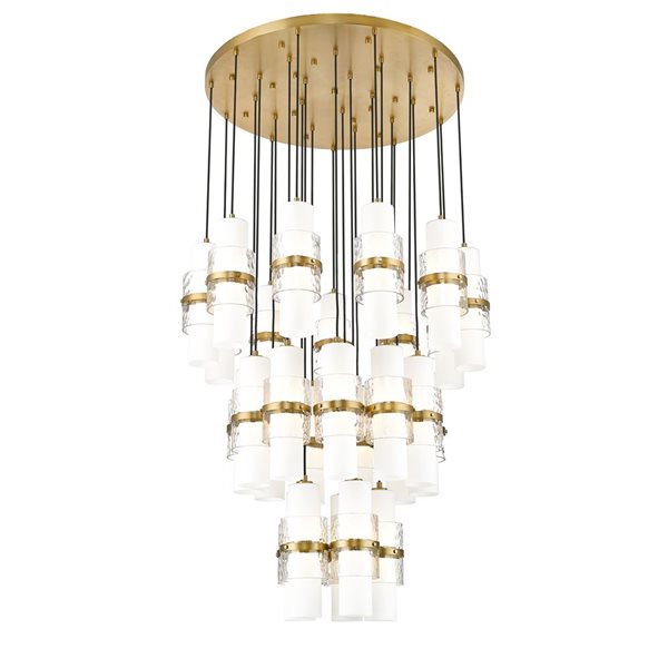 Z-Lite Cayden Modern Gold 27-Light Tiered Chandelier