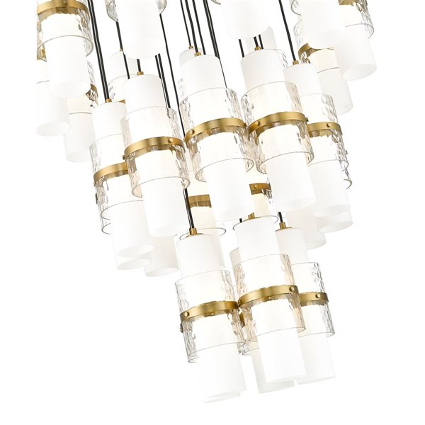 Z-Lite Cayden Modern Gold 27-Light Tiered Chandelier