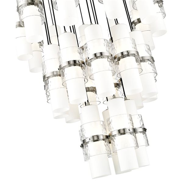 Z-Lite Cayden Brushed Nickel 27-Light Tiered Chandelier