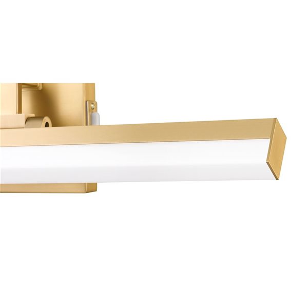 Z-Lite Liam 25-in Modern Gold 1-Light Vanity Light