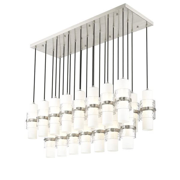 Z-Lite Cayden Brushed Nickel 23-Light Linear Chandelier