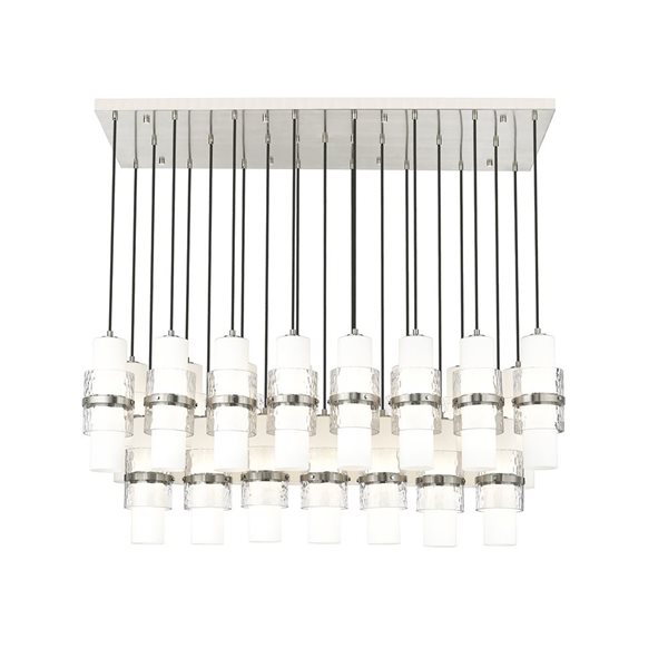 Z-Lite Cayden Brushed Nickel 23-Light Linear Chandelier