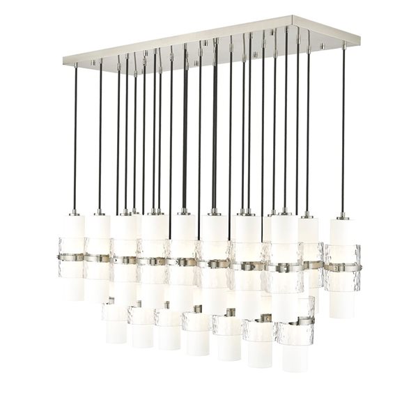 Z-Lite Cayden Brushed Nickel 23-Light Linear Chandelier