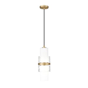 Z-Lite Cayden Modern Gold 1-Light Pendant Light