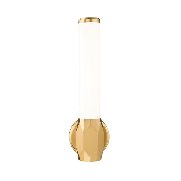 Z-Lite Cooper 16-in Modern Gold 1-Light Wall Sconce