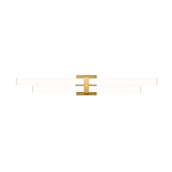 Z-Lite Zane 32-in Modern Gold 2-Light Vanity Light