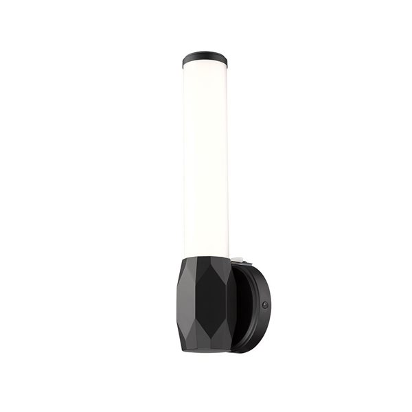 Z-Lite Cooper 16-in Matte Black 1-Light Wall Sconce