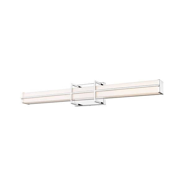 Z-Lite Harrison 32-in Chrome 1-Light Vanity Light