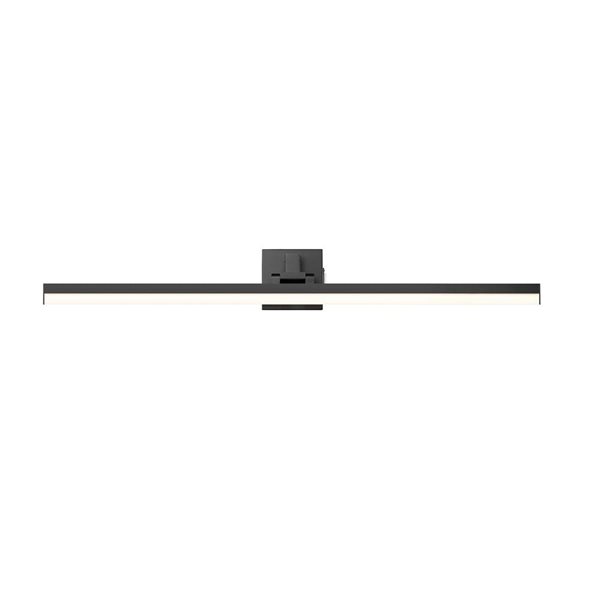 Z-Lite Liam 40-in Matte Black 1-Light Vanity Light