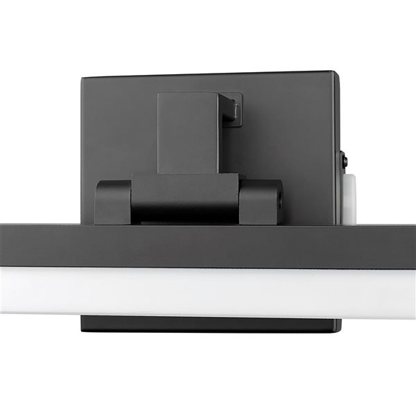 Z-Lite Liam 40-in Matte Black 1-Light Vanity Light