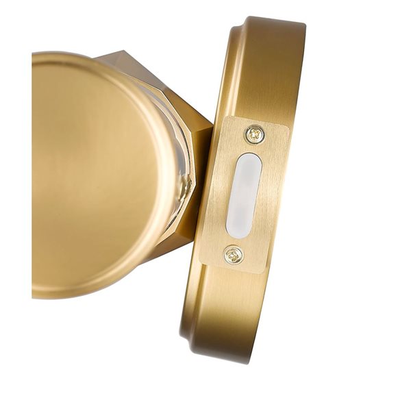 Z-Lite Cooper 32-in Modern Gold 1-Light Vanity Light