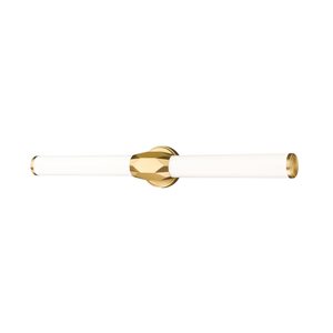 Z-Lite Cooper 32-in Modern Gold 1-Light Vanity Light