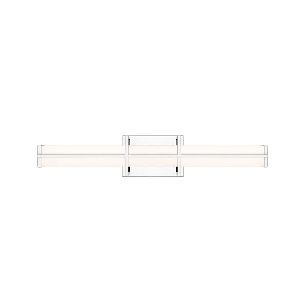 Z-Lite Harrison 25-in Chrome 1-Light Vanity Light