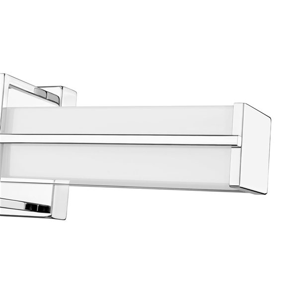 Z-Lite Harrison 25-in Chrome 1-Light Vanity Light