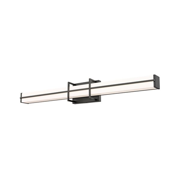 Z-Lite Harrison 32-in Matte Black 1-Light Vanity Light