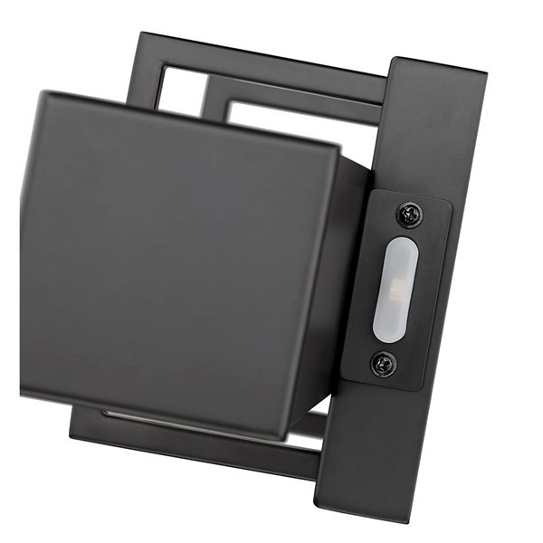 Z-Lite Harrison 32-in Matte Black 1-Light Vanity Light