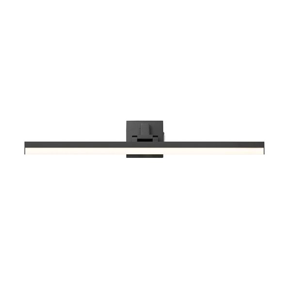 Z-Lite Liam 32-in Matte Black 1-Light Vanity Light