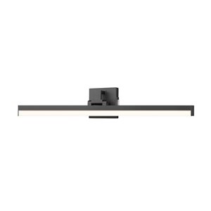 Z-Lite Liam 32-in Matte Black 1-Light Vanity Light