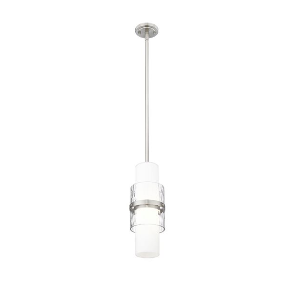 Z-Lite Cayden Brushed Nickel 1-Light Pendant Light