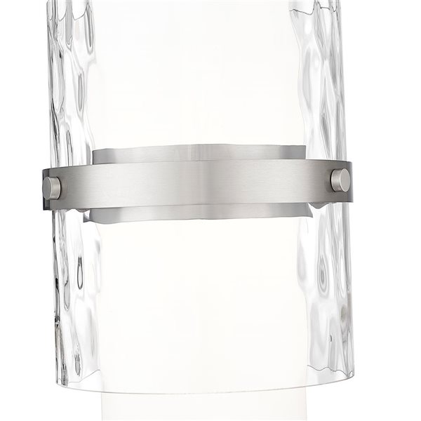 Z-Lite Cayden Brushed Nickel 1-Light Pendant Light