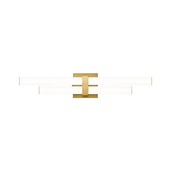 Z-Lite Zane 25-in Modern Gold 2-Light Vanity Light