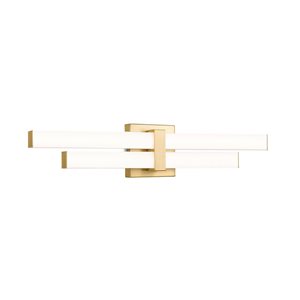 Z-Lite Zane 25-in Modern Gold 2-Light Vanity Light