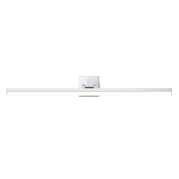 Z-Lite Liam 40-in Brushed Nickel 1-Light Vanity Light