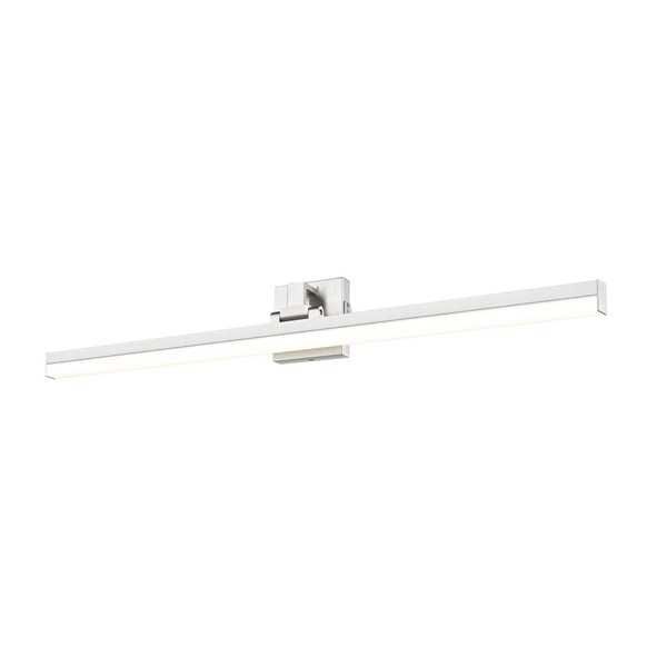 Z-Lite Liam 40-in Brushed Nickel 1-Light Vanity Light