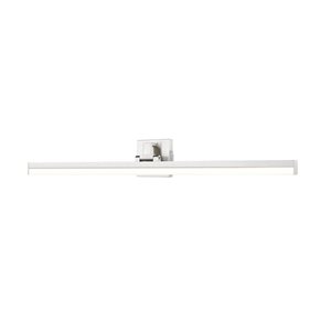 Z-Lite Liam 40-in Brushed Nickel 1-Light Vanity Light