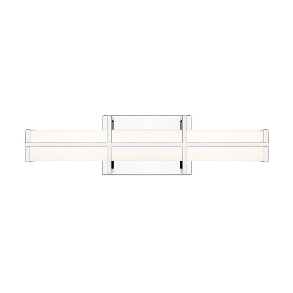 Z-Lite Harrison 18-in Chrome  1-Light Vanity Light