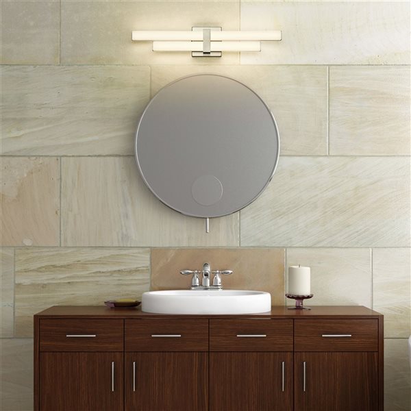 Z-Lite Zane 25-in Brushed Nickel 2-Light Vanity Light