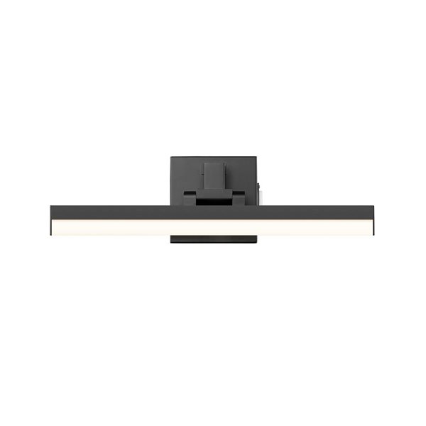 Z-Lite Liam 18-in Matte Black 1-Light Vanity Light