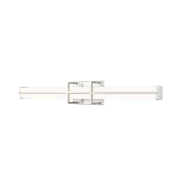 Z-Lite Harrison 32-in Brushed Nickel 1-Light Vanity Light