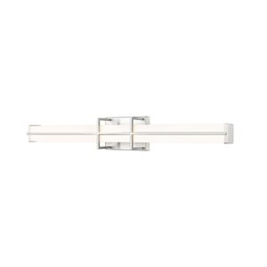 Z-Lite Harrison 32-in Brushed Nickel 1-Light Vanity Light