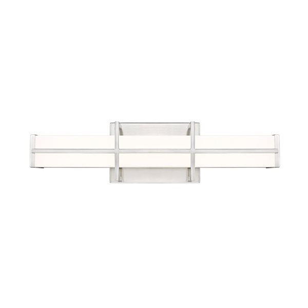 Z-Lite Harrison 18-in Brushed Nickel 1-Light Vanity Light