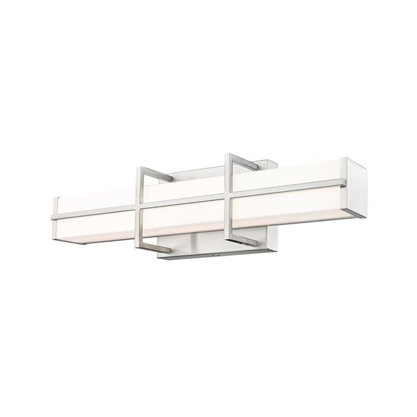 Z-Lite Harrison 18-in Brushed Nickel 1-Light Vanity Light