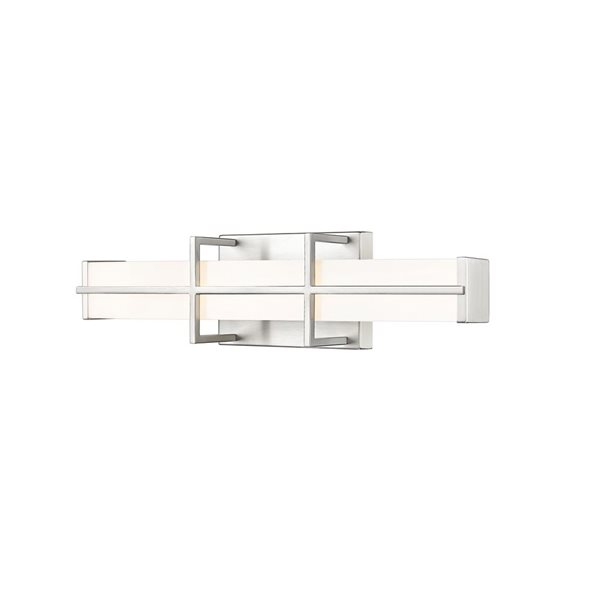 Z-Lite Harrison 18-in Brushed Nickel 1-Light Vanity Light