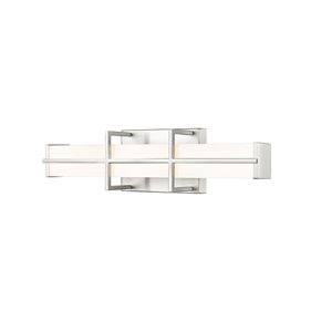 Z-Lite Harrison 18-in Brushed Nickel 1-Light Vanity Light