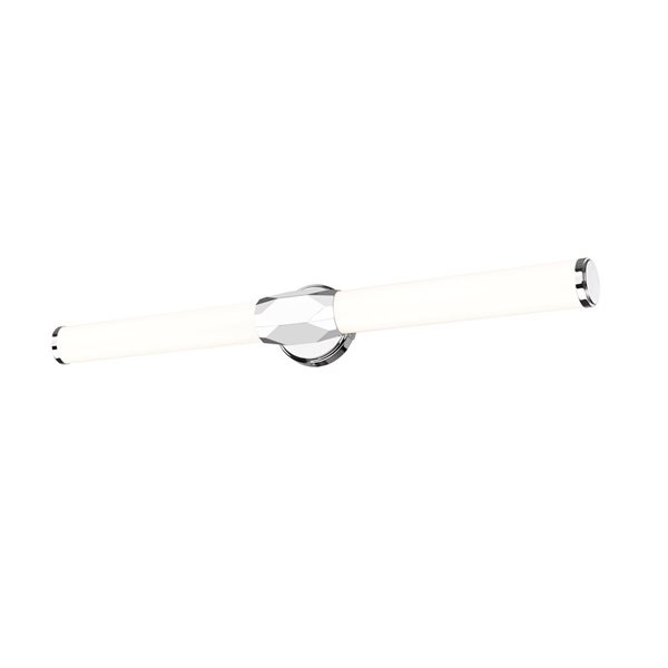 Z-Lite Cooper 32-in Chrome 1-Light Vanity Light