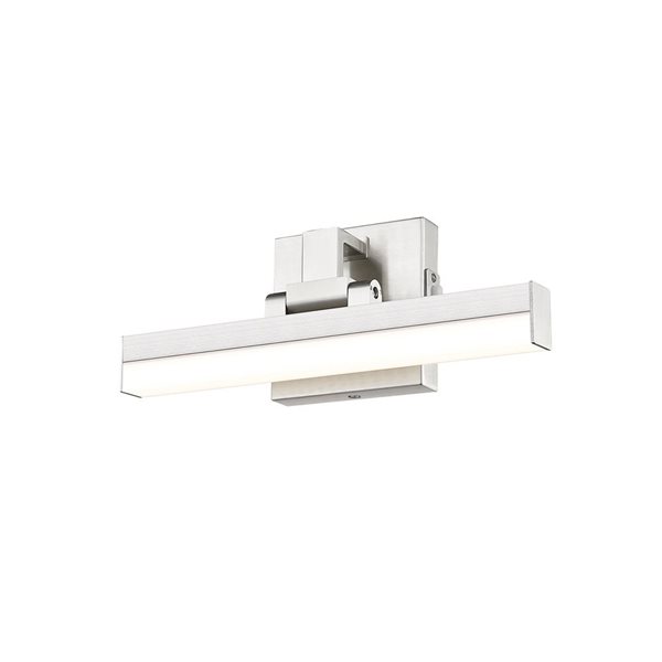 Z-Lite Liam 13-in Brushed Nickel 1-Light Vanity Light