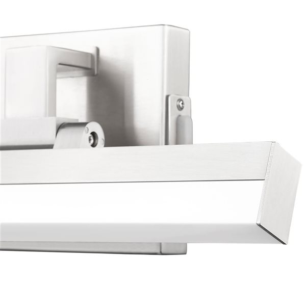 Z-Lite Liam 13-in Brushed Nickel 1-Light Vanity Light