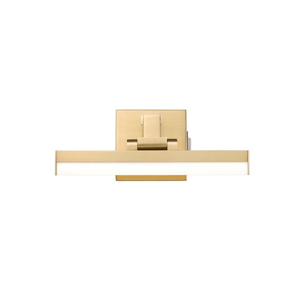 Z-Lite Liam 13-in Modern Gold 1-Light Vanity Light