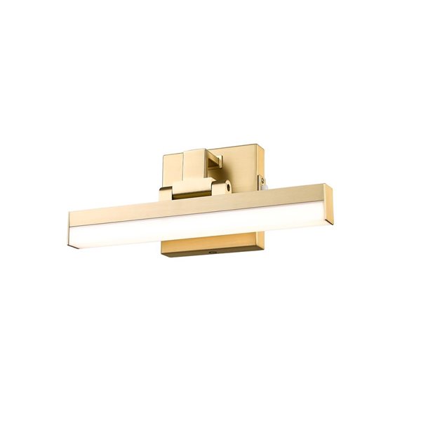 Z-Lite Liam 13-in Modern Gold 1-Light Vanity Light